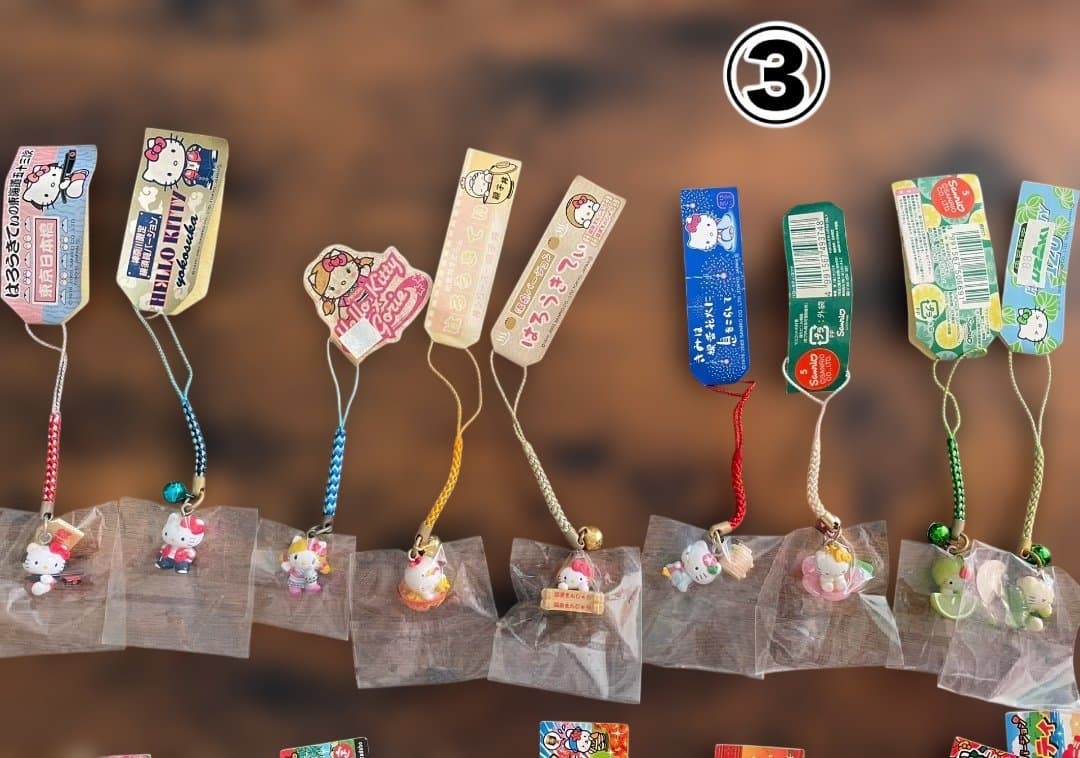 ハローキティ ご当地ストラップ まとめ売り