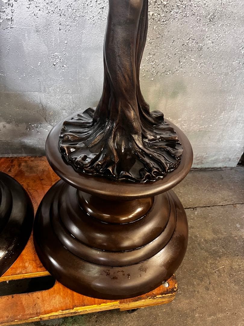 ブロンズ像　ぶどう　裸婦　2体セット　愛知発