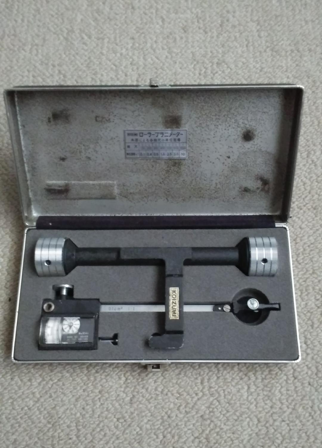 レトロ測量具プラニメーター