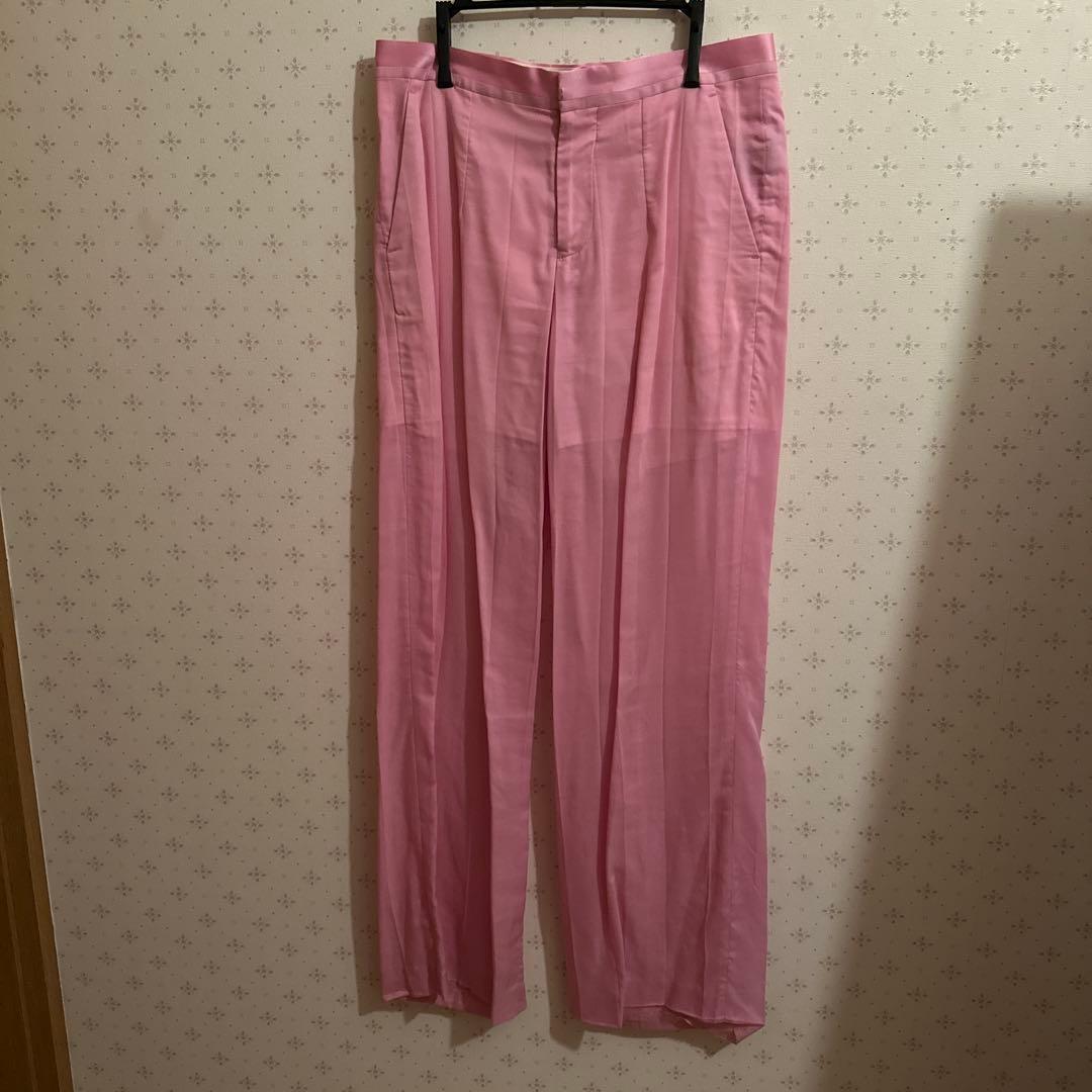 UNDERCOVER ピンク ワイドパンツ