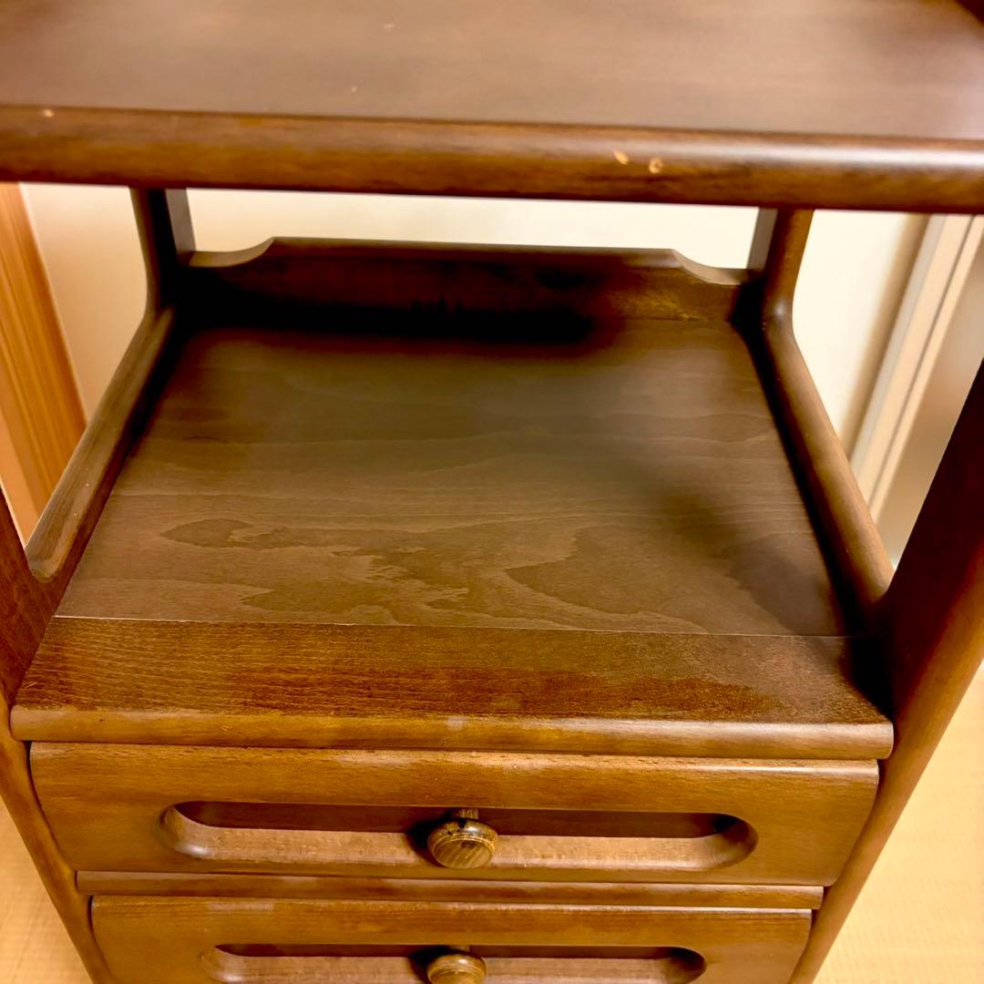 RENSEY レンセイ ミヤモト家具 チェスト キャビネット 開戸 電話台 ②