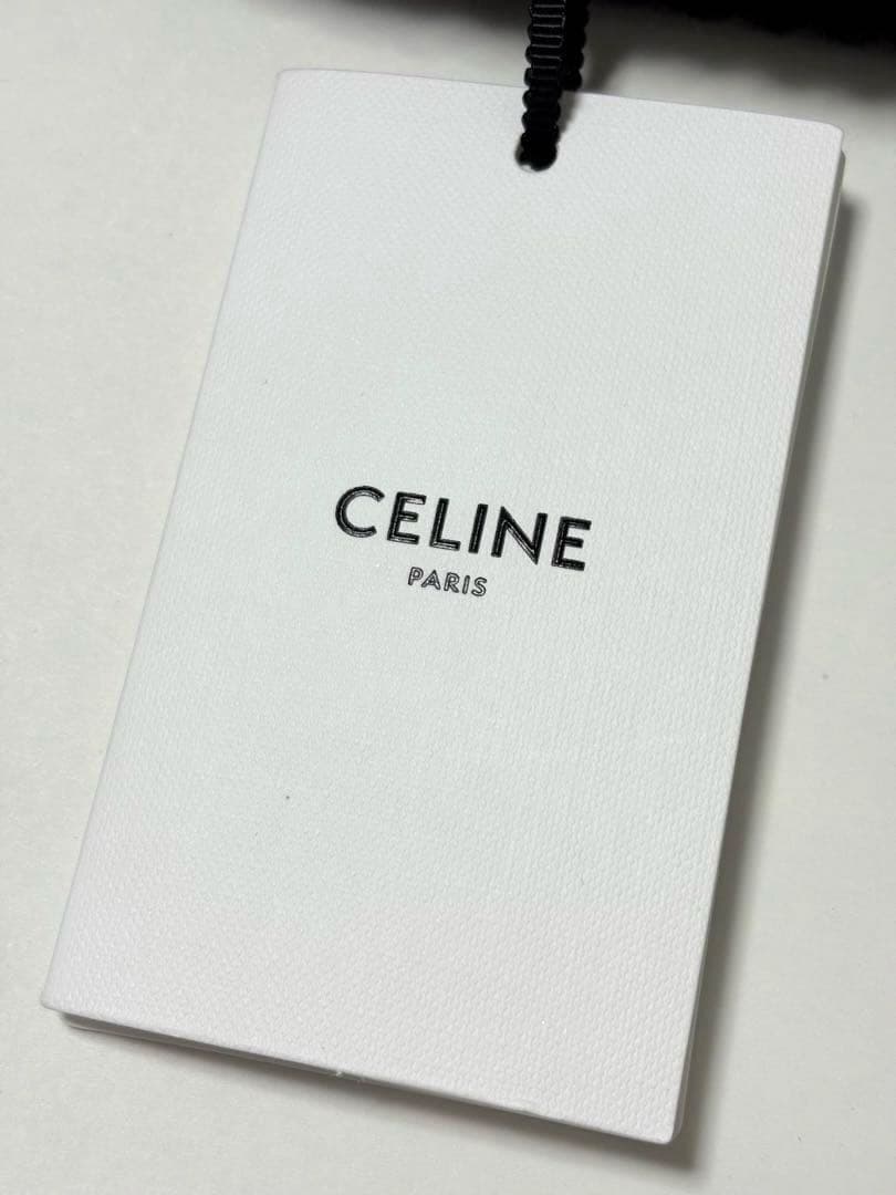 新品《 CELINE 》Triomphe Beanie ブラック ニットキャップ