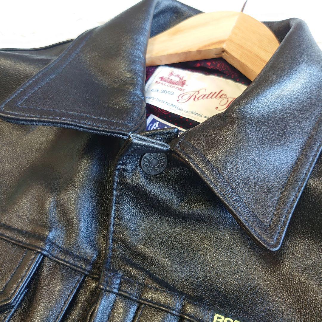 新品・希少】ラトルトラップ × ボブソン やぎ革 レザージャケット XL