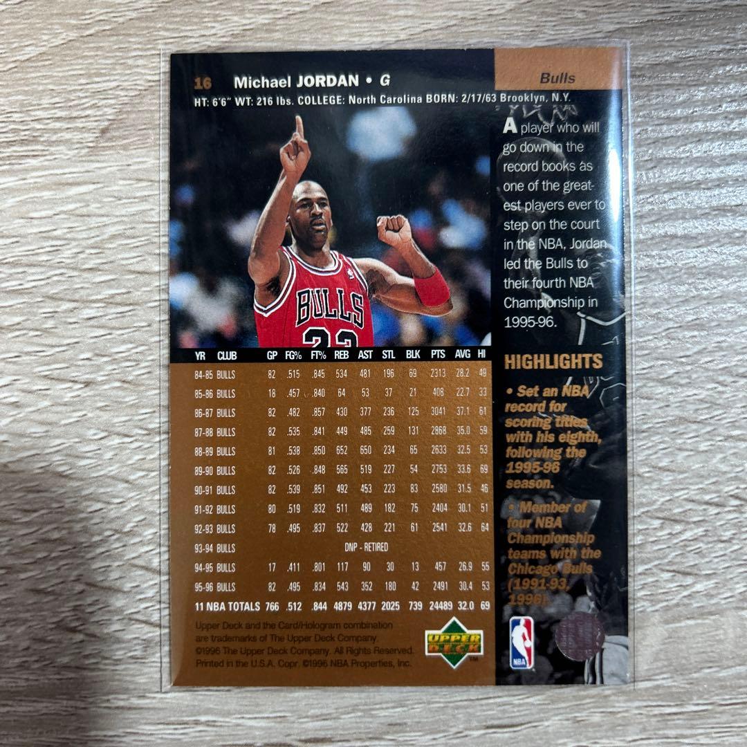 マイケル・ジョーダン カード アッパーデック 96 UPPERDECK カード
