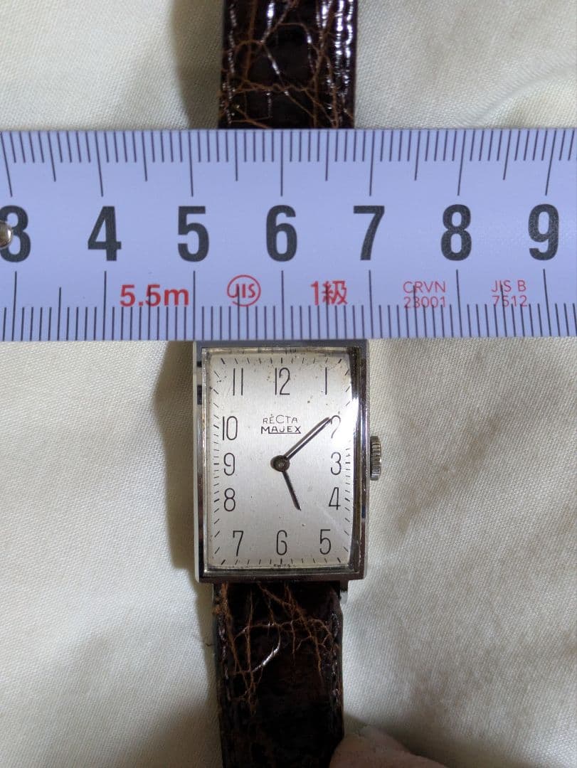 ト*ン様 RECTA レクタ　手巻き時計 レクタンギュラー