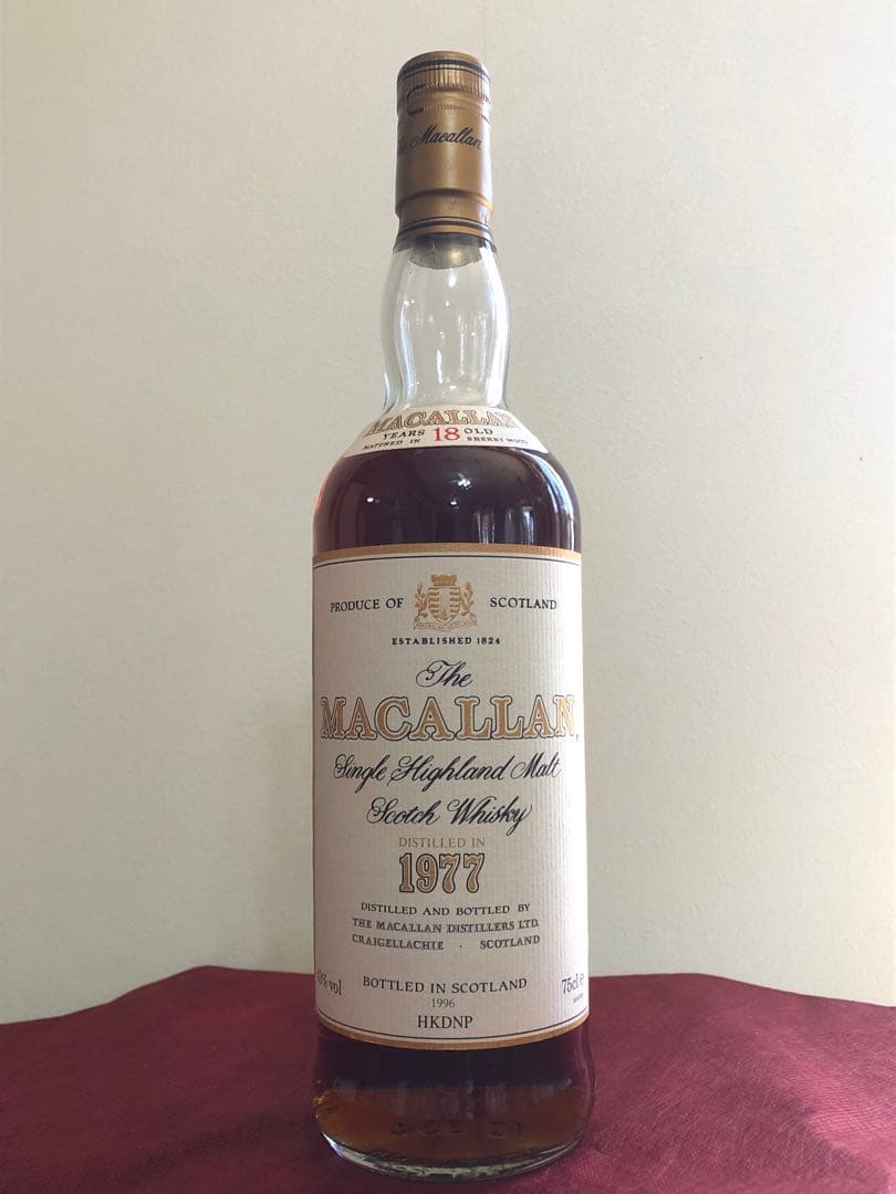 マッカラン18年1977年【未開封】
