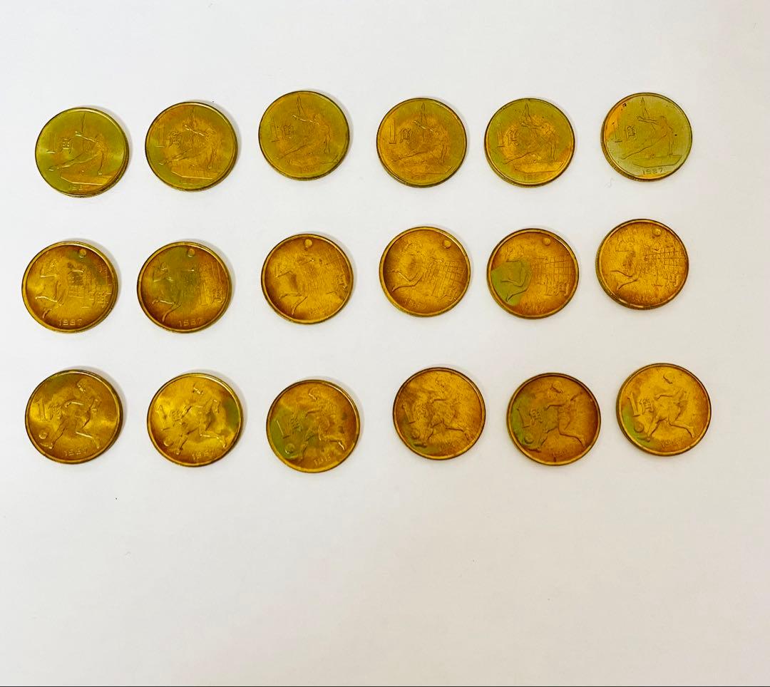 マグマ中国古銭 1987年　第６回運動会　1角 記念硬貨 マグマ様専用中国古銭 1987年 第6回運動会 1角 記念硬貨