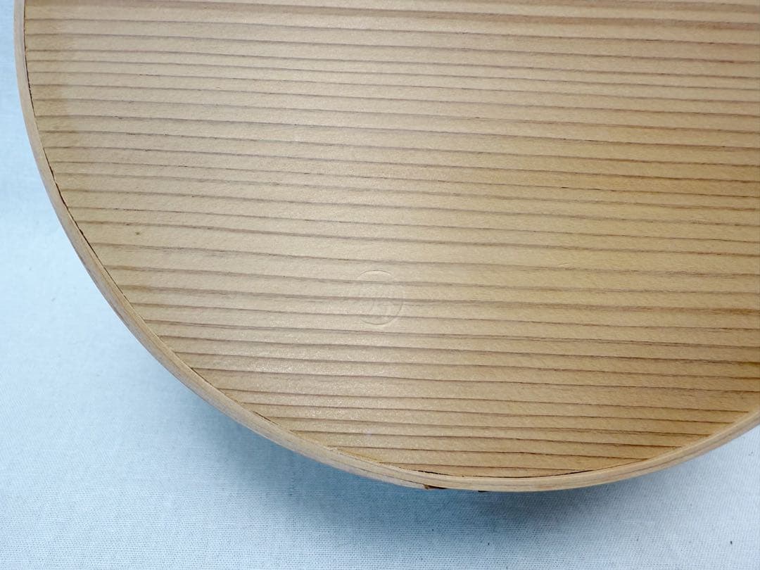 未使用 茶道具 曲物師 旭 明山作 曲建水 曲わっぱ 刻印有