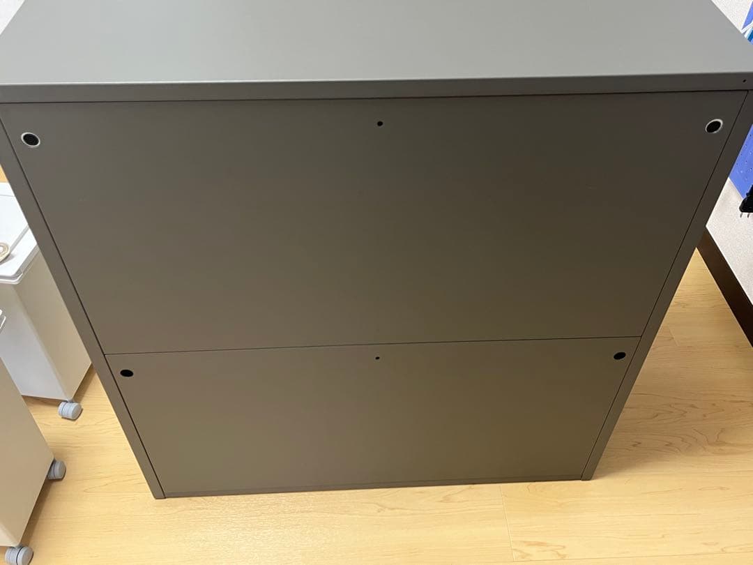 値下げ不可】IKEA イーヴァル ivar グレー 扉付 メッシュ