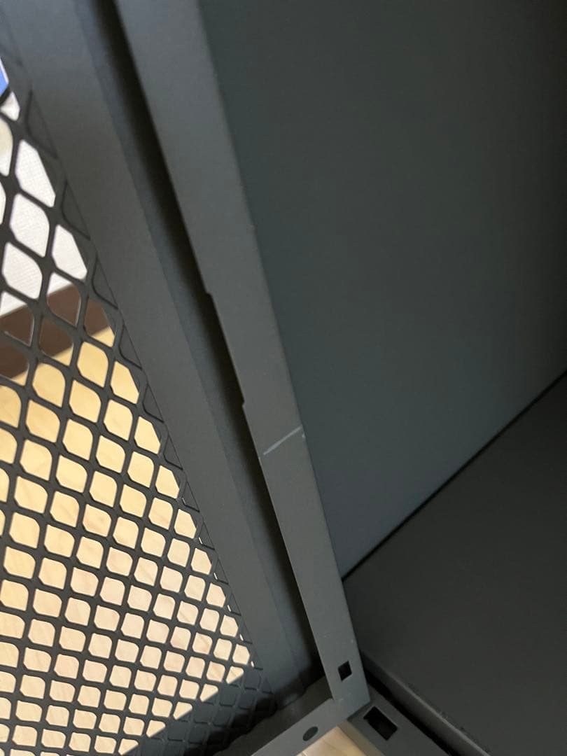 値下げ不可】IKEA イーヴァル ivar グレー 扉付 メッシュ