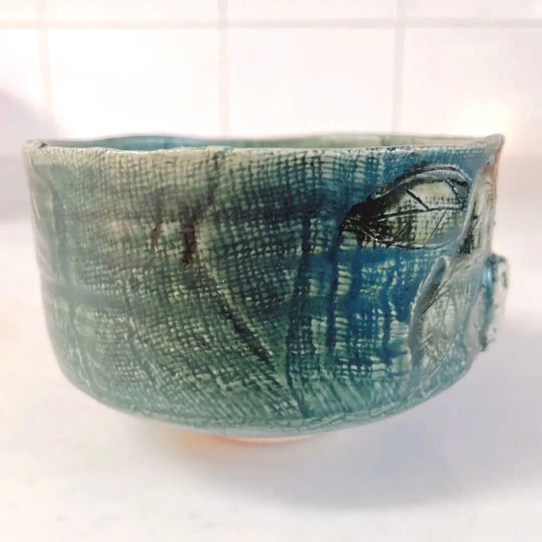 清水焼　藤平正文作　抹茶碗