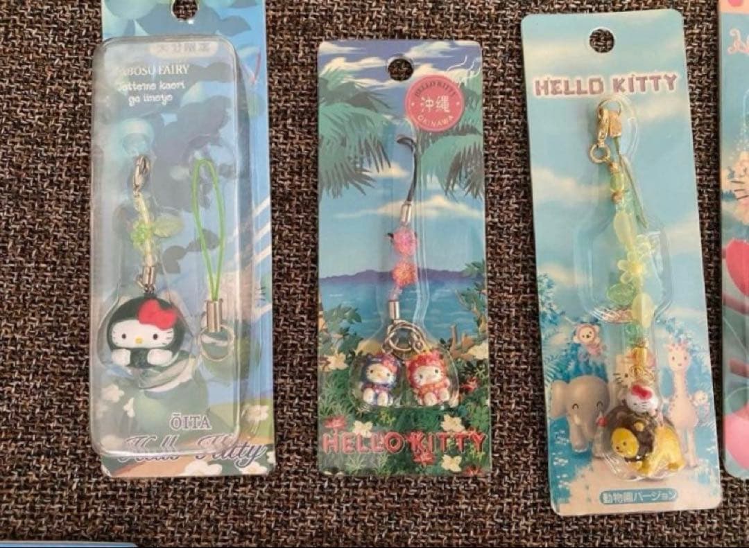 ハローキティ ストラップ ファスナーマスコット　20個　サンリオ　ご当地キティ