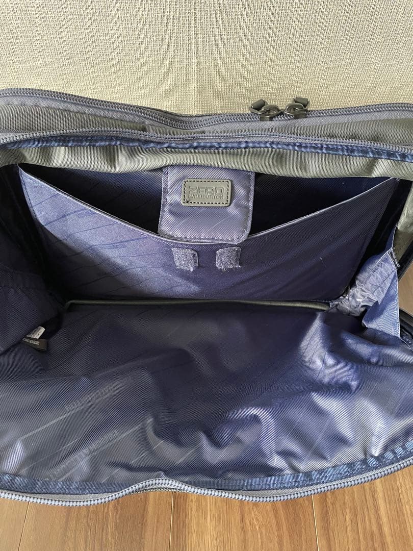 ゼロハリバートン　グレー ナイロン ビジネスバッグ