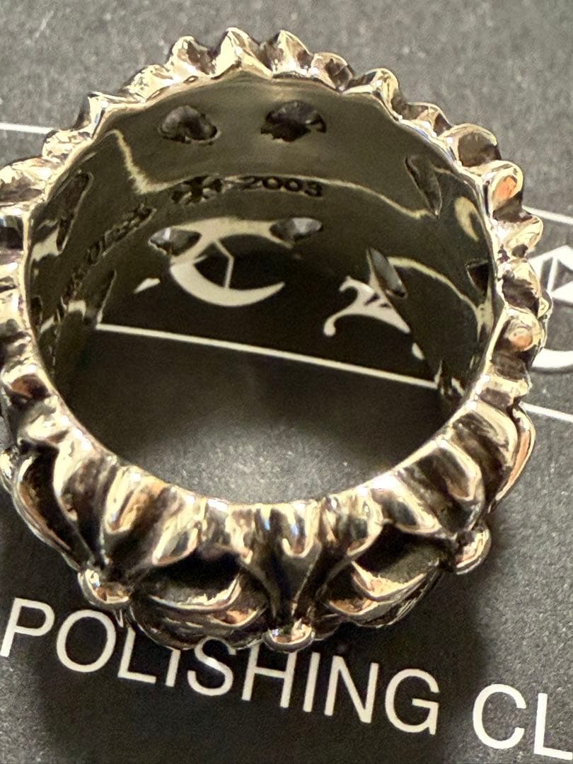 CHROME HEARTS クロムハーツ セメタリークロスリングUS 6