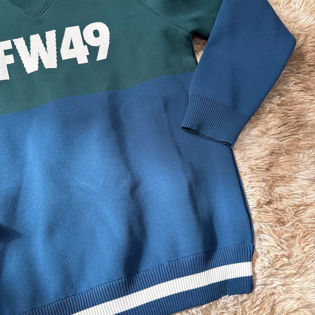 TFW49 ポロセーター M ダークグリーン・ネイビー