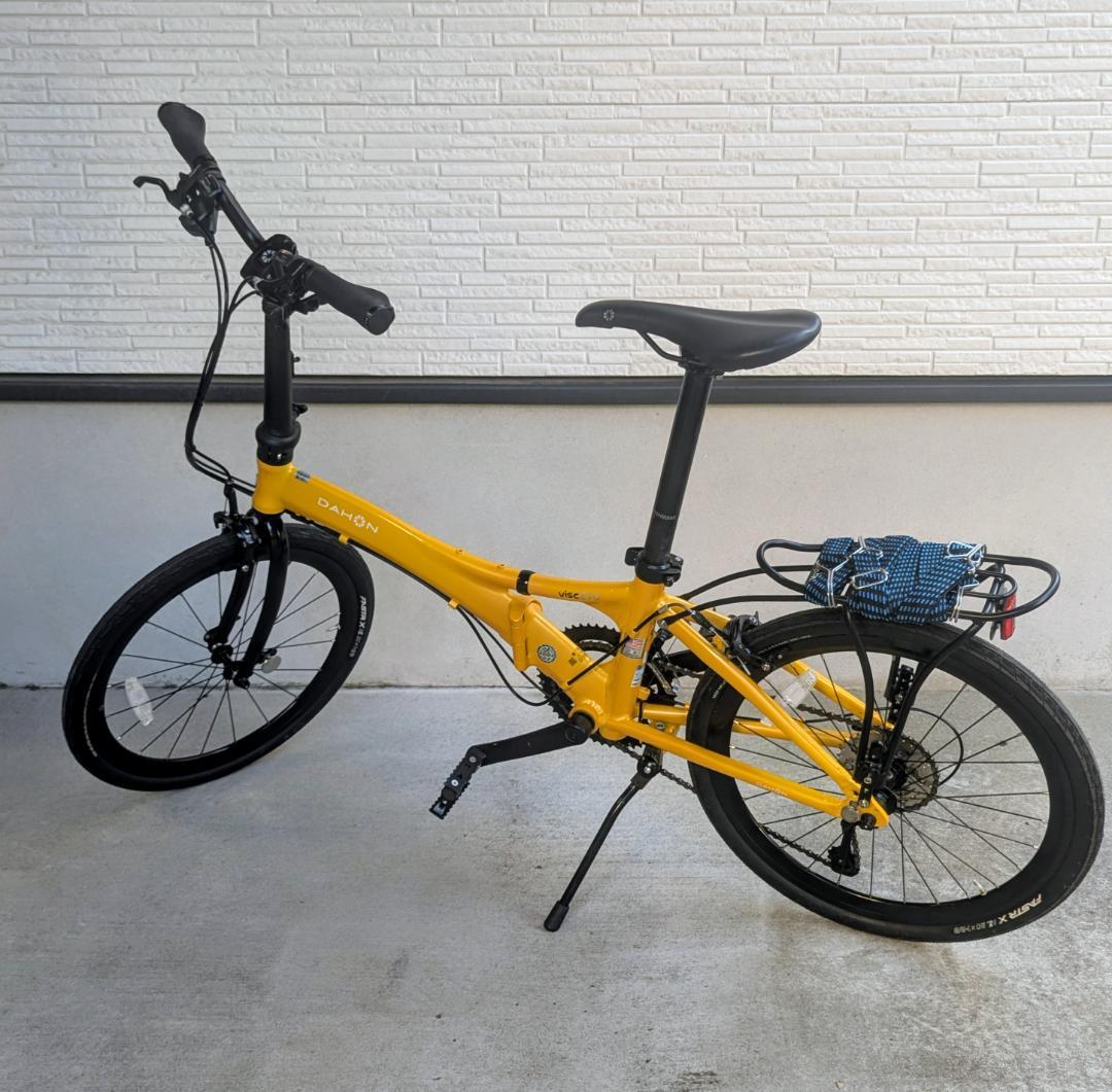 DAHON VISC EVO スポーツモデル、折り畳み自転車、カスタム済み DAHON 『VISC EVO』残すところあと1台になりました。生産終了に