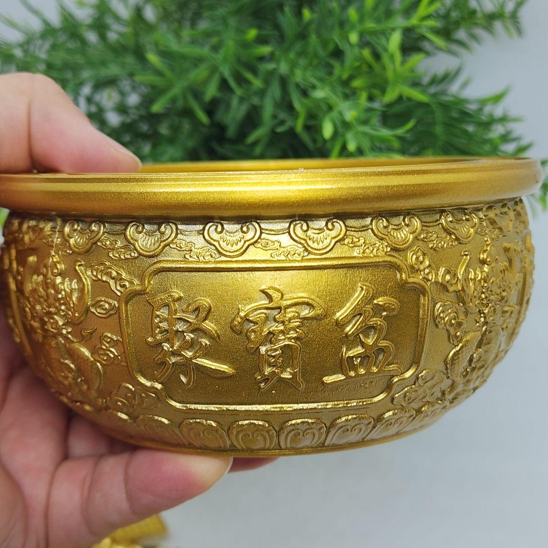 金運爆上げ】真鍮製 開運風水アイテム一式／元宝・金塊・銭・そろばん