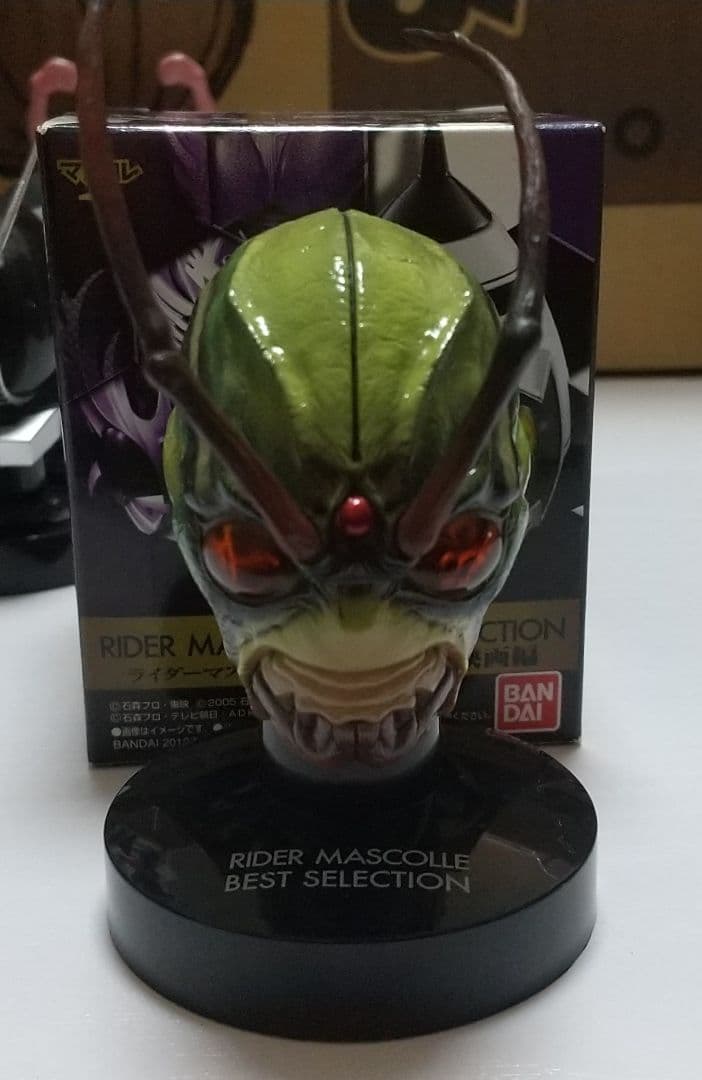 セット売り 仮面ライダー マスクコレクション 真 発光台座 ジョーカー など