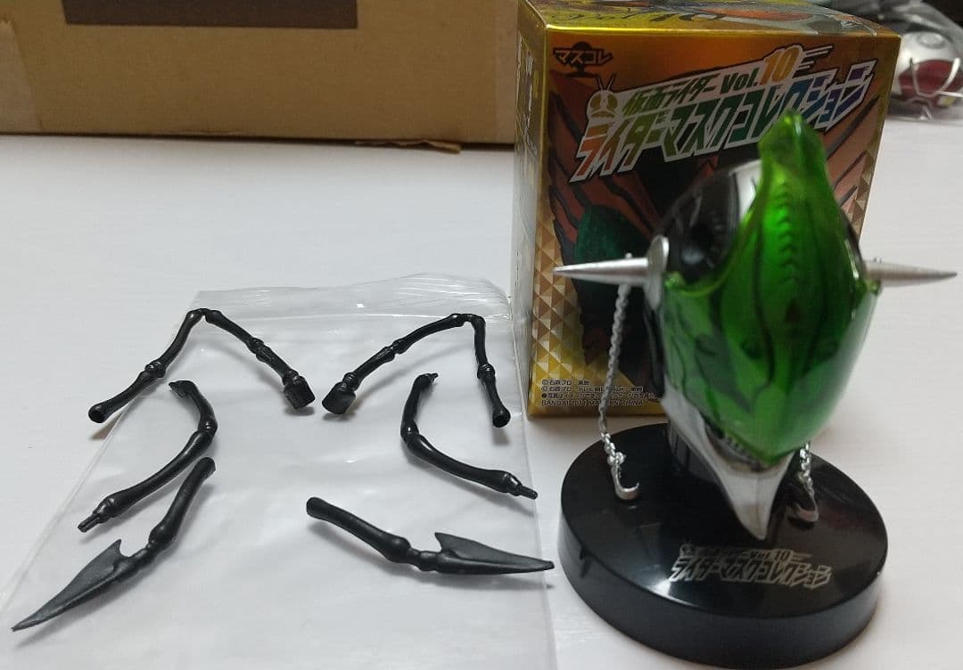 セット売り 仮面ライダー マスクコレクション 真 発光台座 ジョーカー など