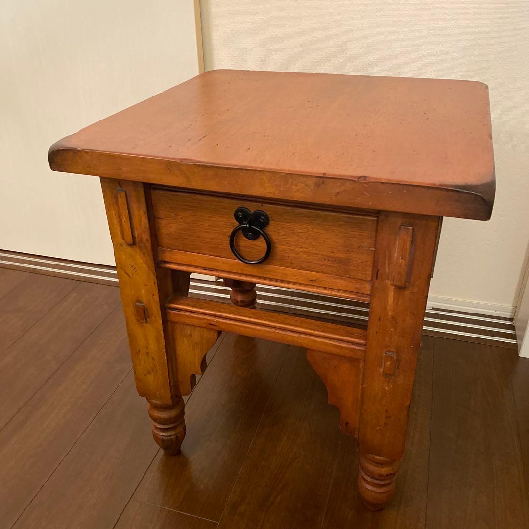 お値下げ⭐︎ベルメゾン　サイドテーブル　アンティーク風 お値下げ⭐︎ベルメゾン サイドテーブル アンティーク風 サイド