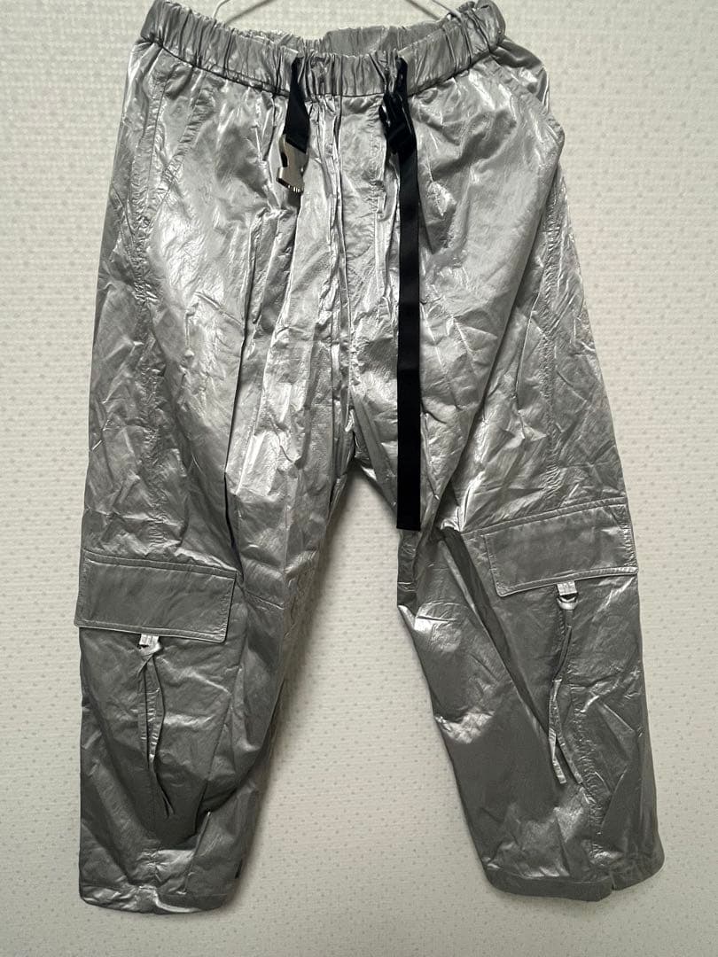 MAISON SPECIAL シルバー サルエルパンツ M MAISON SPECIAL シルバー サルエルパンツ M MAISON SPECIAL シルバー