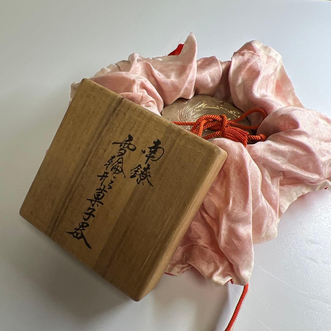 皇室ボンボニエール 鳳凰雅楽火災太鼓 純銀生駒製 共箱付 72g