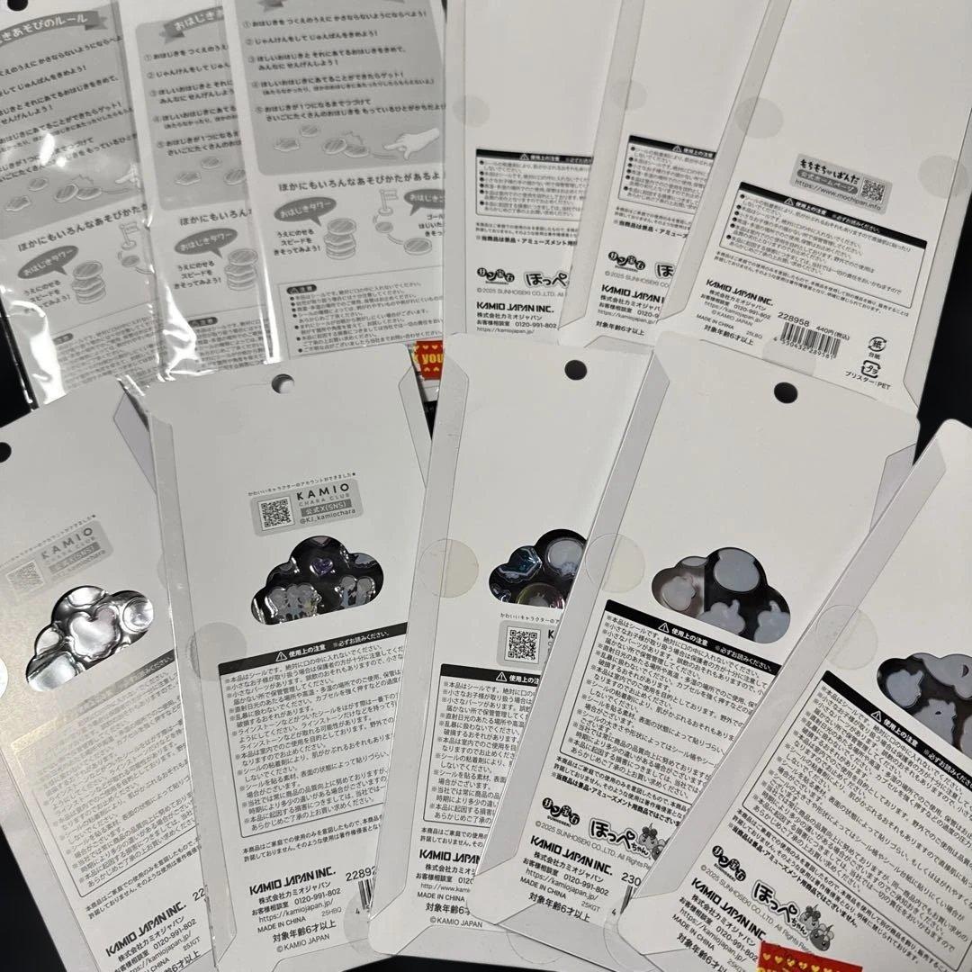 ほっぺちゃん　あわわちゃん　平成レトロ　ボンボンドロップシール　 おはじシール