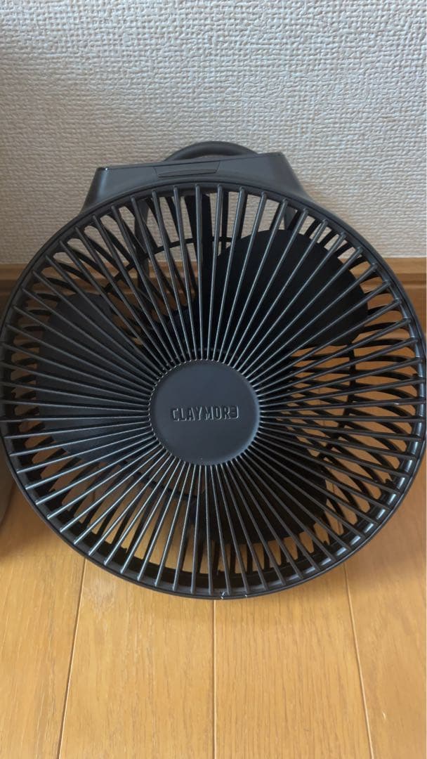 クレイモア 卓上扇風機 プリズム サーキュレーター ブラック V1040