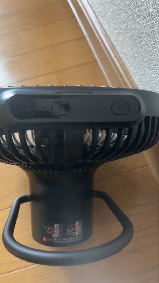 クレイモア 卓上扇風機 プリズム サーキュレーター ブラック V1040