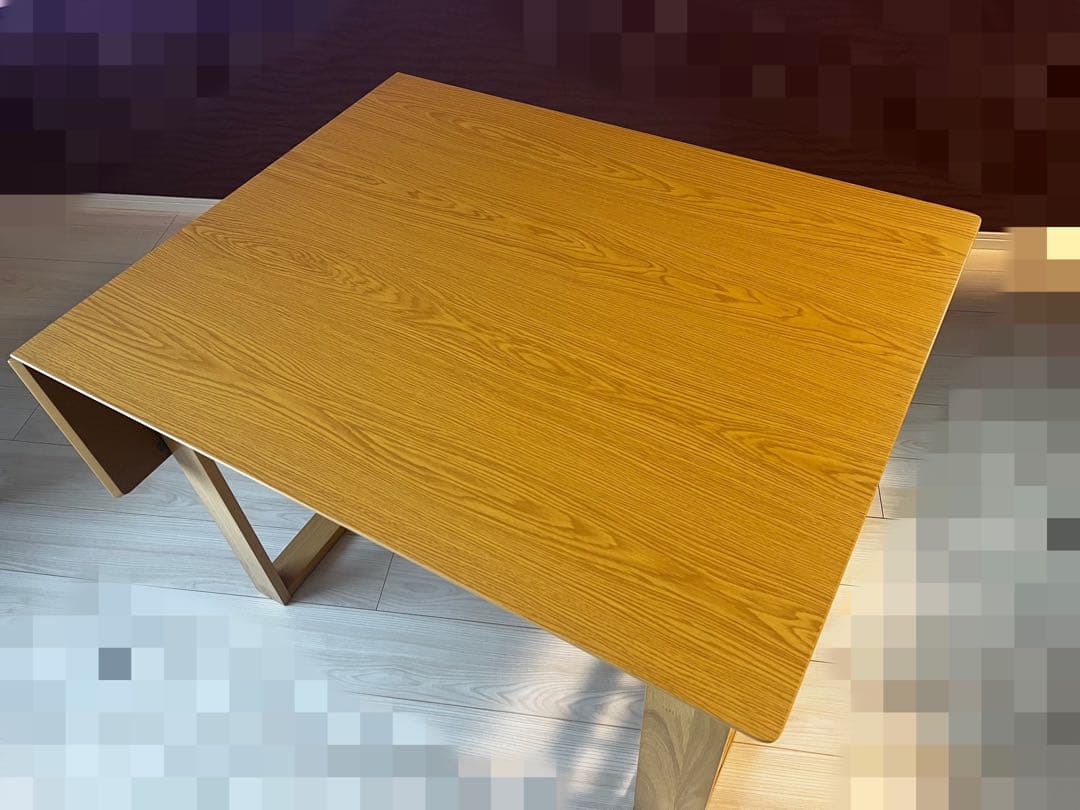 【引き取り限定】ニトリ　伸長式ダイニングテーブル3点セット