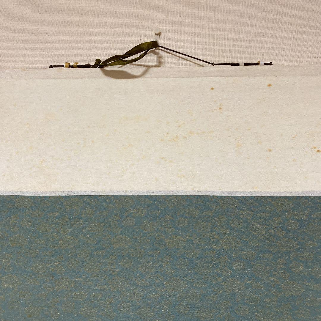 中国の掛け軸、鶴桃仙人