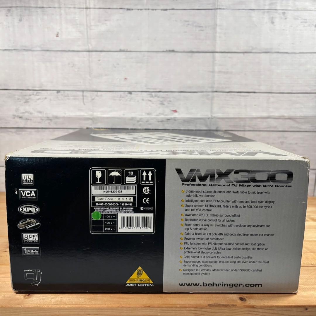 商品名】 Behringer VMX300 DJミキサー メンテ、動作確認済み