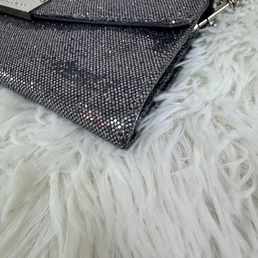 JIMMY CHOO 2way ギャラ付 スパンコール クラッチバッグ