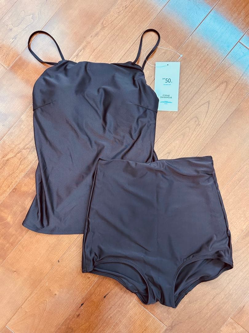 FORME 水着 上下セット 0 ブラウン セパレート 新品 スイムウェア