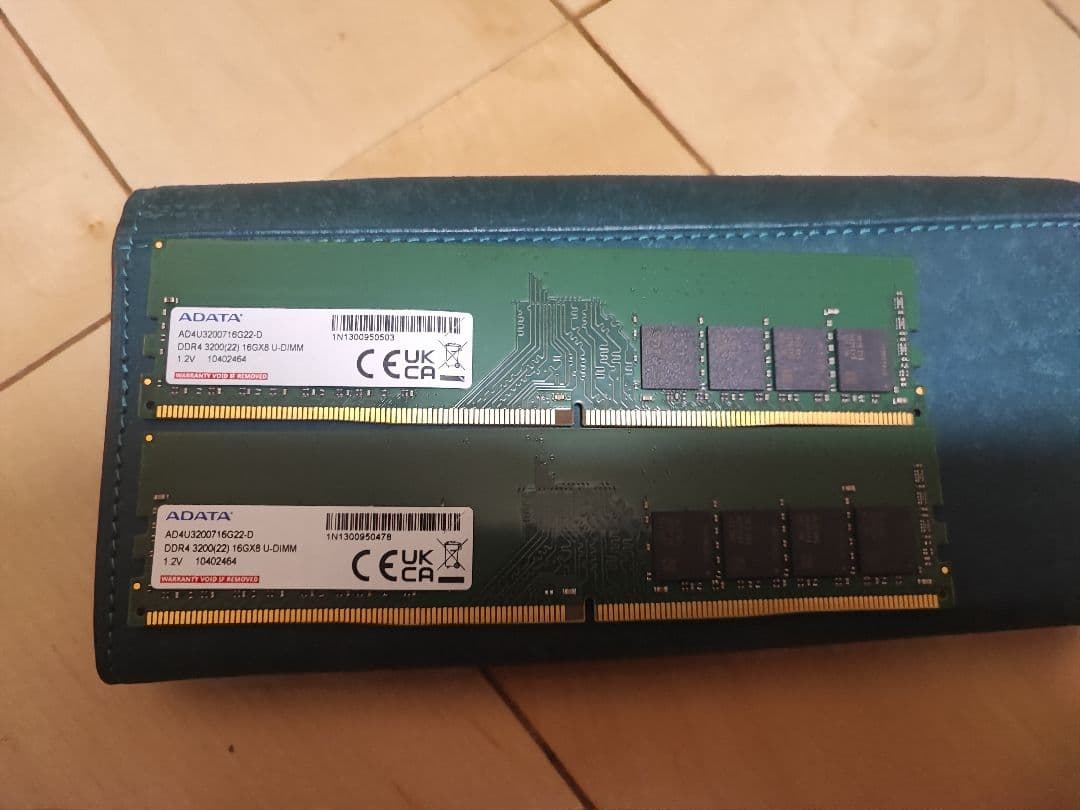 ADATA 16GB DDR4　3200MHz メモリx2 （32GB） DATO 32GB DDR4 RAM, 16GBx2, Memory with RGB Heatsink 3200MHz CL16