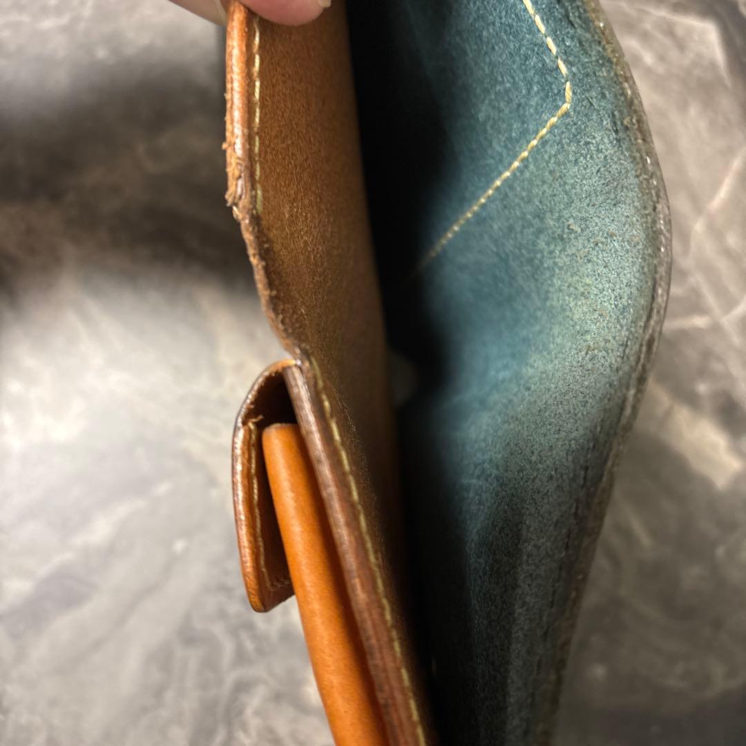 ◆MOTO／モト　手染めミドルウォレット W6R ≪BLUE≫