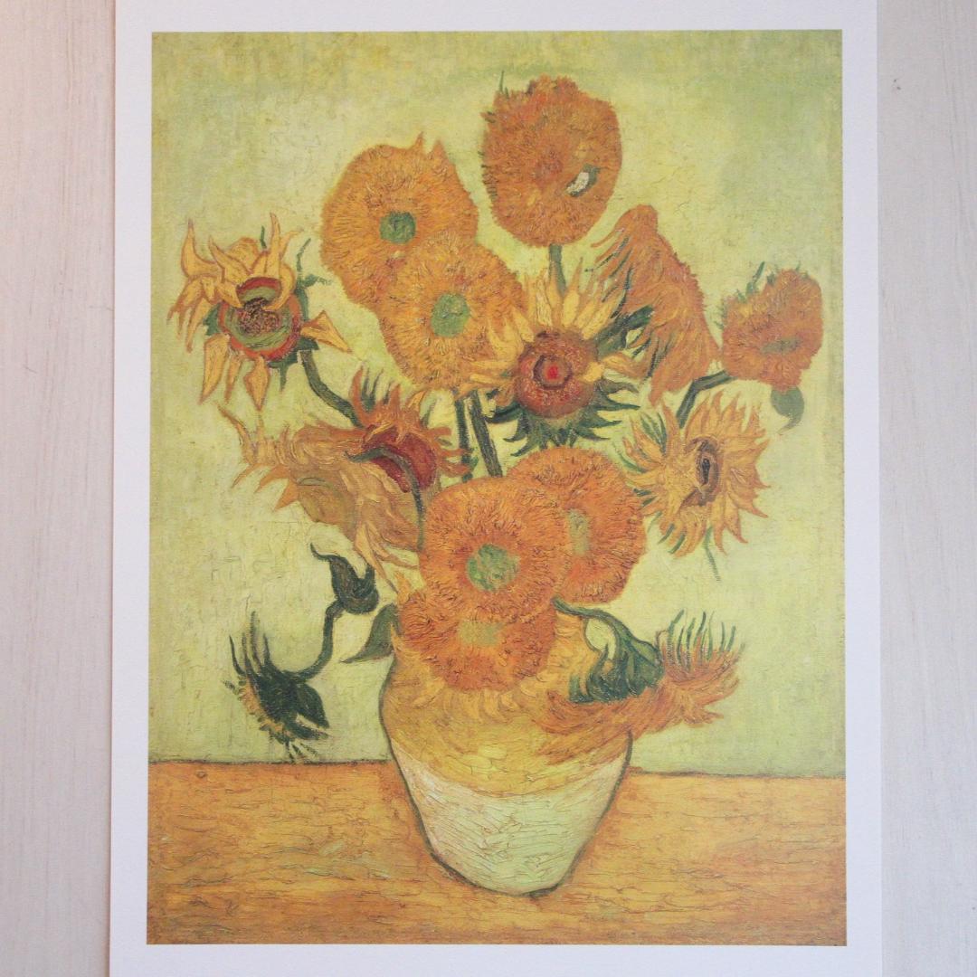 ☆ゴッホ☆名画集☆情熱の軌跡☆額絵シリーズ/第7集「生命の黄色」②