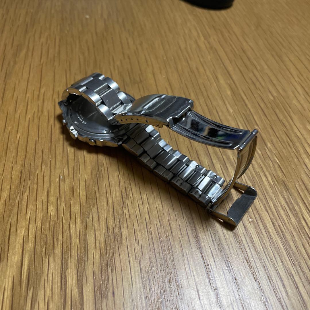 SEIKO クォーツ クロノグラフ 腕時計 レッド