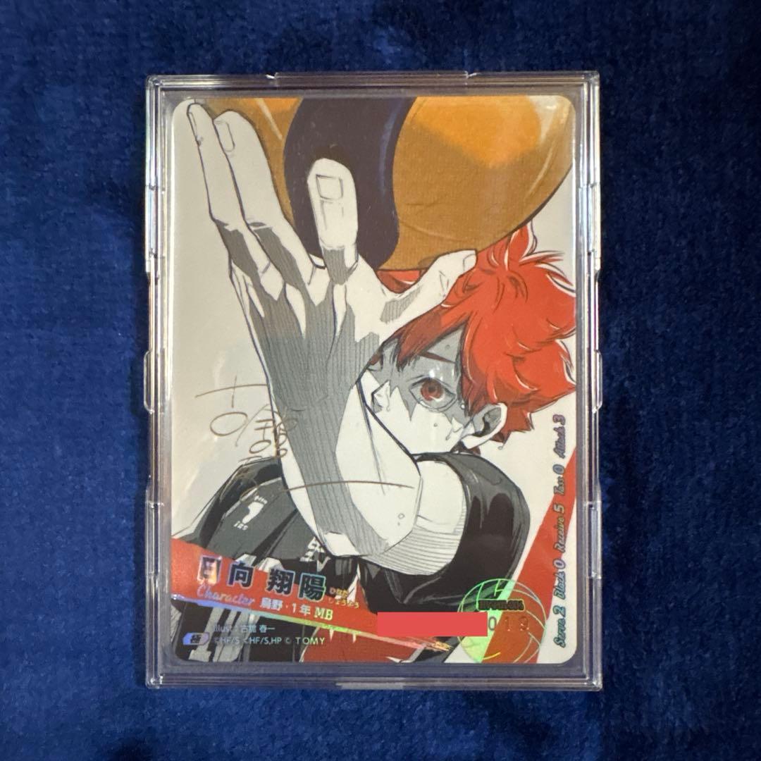 日向翔陽 極 バボカ　シリアルナンバー付き ハイキュー バボカ BREAK 日向翔陽 シリアルナンバー入 サイン 極