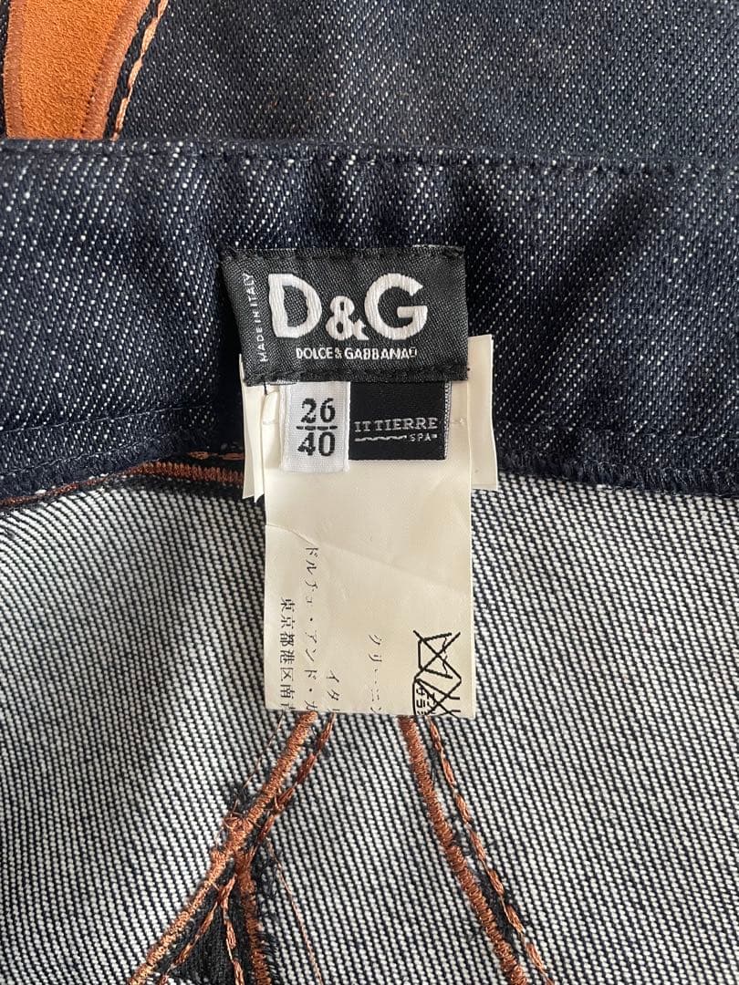 D&G ドルチェ&ガッパーナ　デニムスカート　サイズ40 超美品