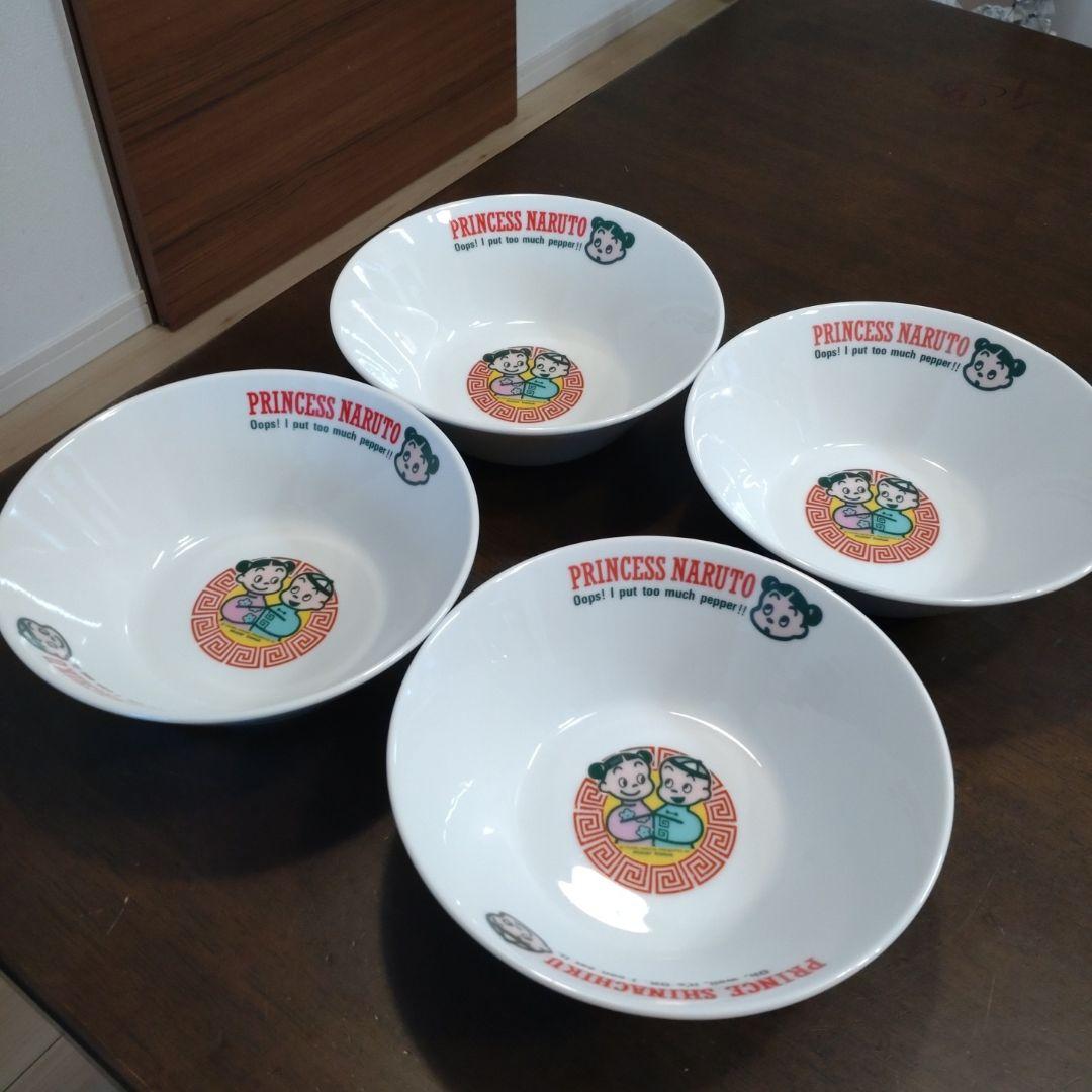 希少◇原田治 ミスタードーナツ ラーメン丼 4個セット オサムグッズ