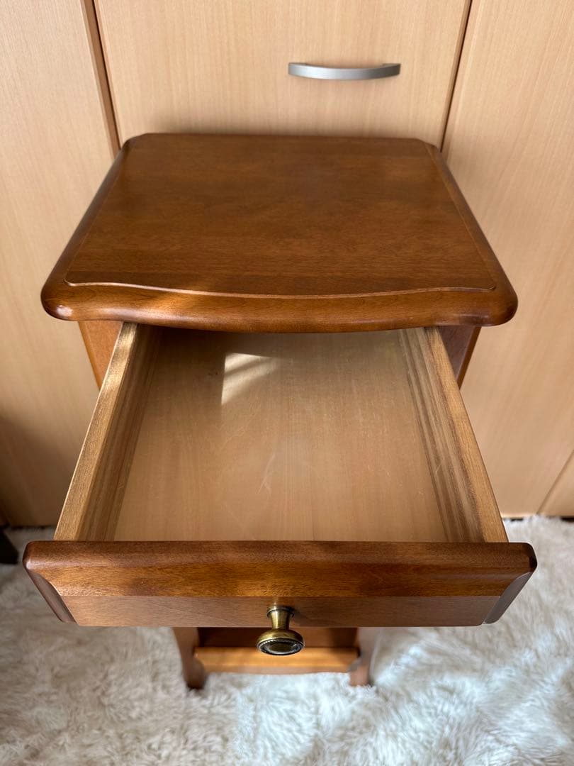 コンソール】曙工芸製作所 サイドテーブル 花台 飾り台 収納棚 電話台