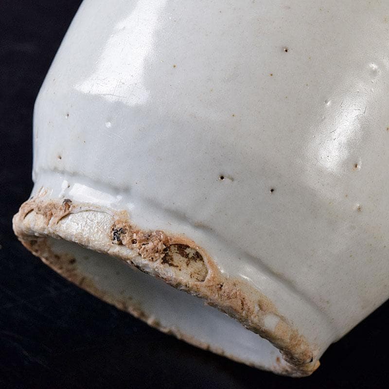 朝鮮美術　李朝　高麗白磁　徳利　D　R8378