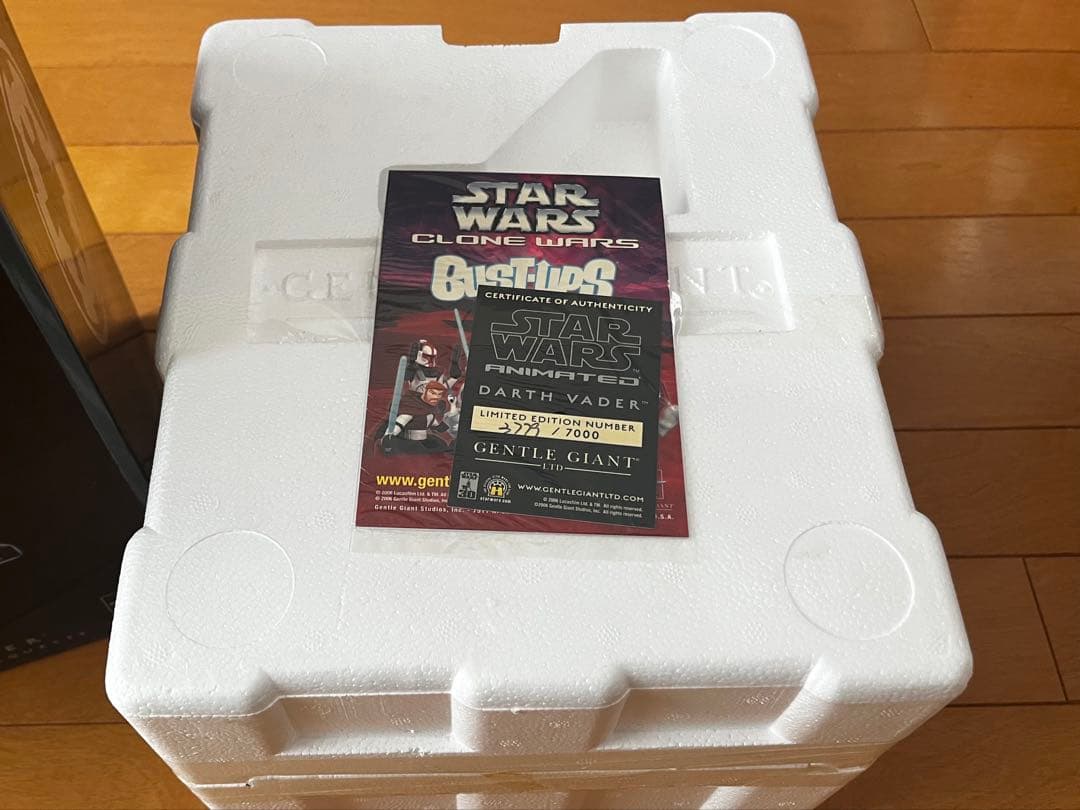 未開封品　ジェントルジャイアント　アニメイテッド　ダース・ベイダー　マケット