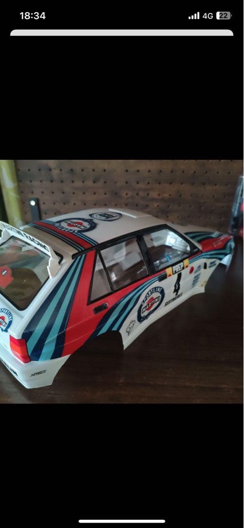 タミヤ ランチアデルタ スペアボディ