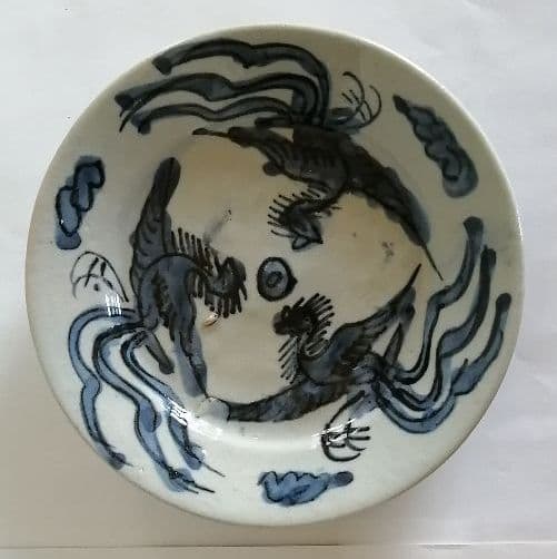 明末〜清初 鳳凰青華(染付)5客の通販はau PAY マーケット - 輸入雑貨の