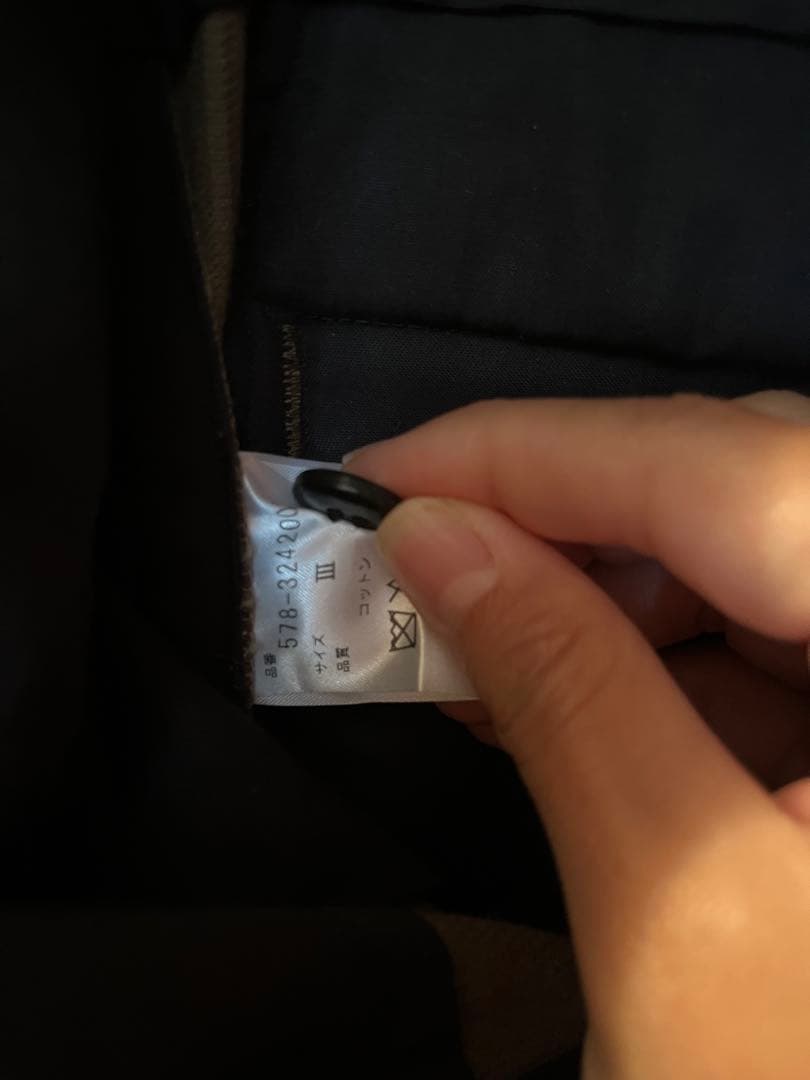 MARGARETHOWELL23AW 8 WALE COTTON パンツ