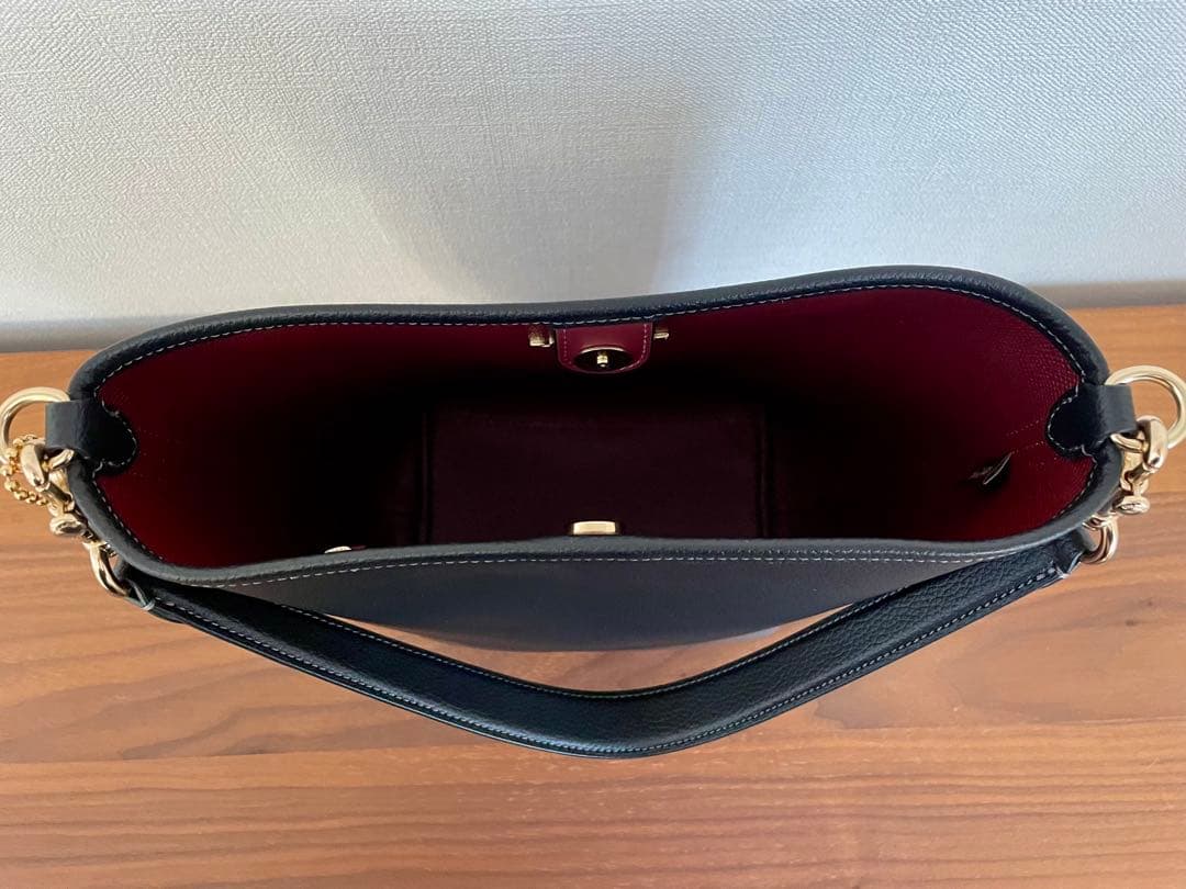 COACH シティ　バケット　バッグ　黒