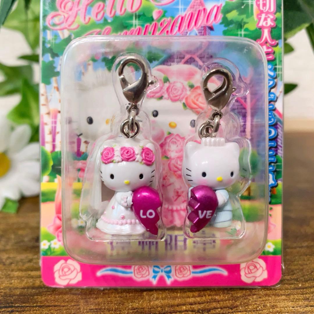 ご当地キティ　キティ＆ダニエル　信州限定　軽井沢ウエディングファスナーマスコット