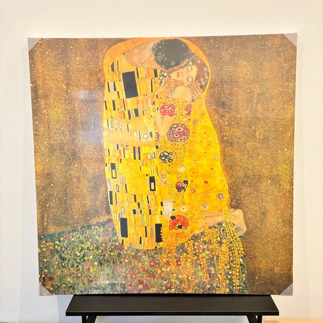 【廃盤品レア/ 新品未使用】Gustav Klimt 接吻 絵画